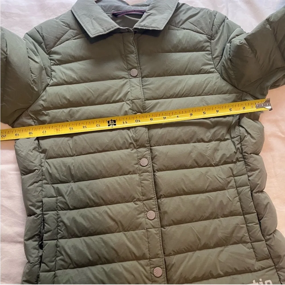 Stio Skillet Snap Insulated Stretch Down Jacket in Sage Green - Picture 11 of 12